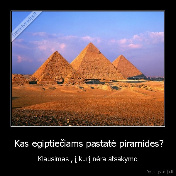 egiptas, piramides