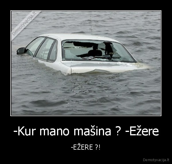 masina, ezere