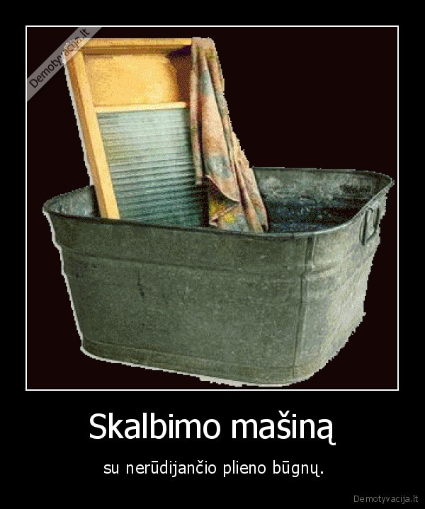 skalbimo, masina