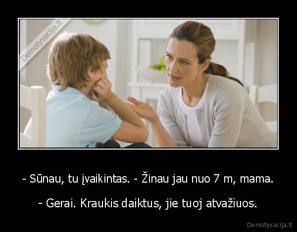 ivaikinimas,mama,sunus