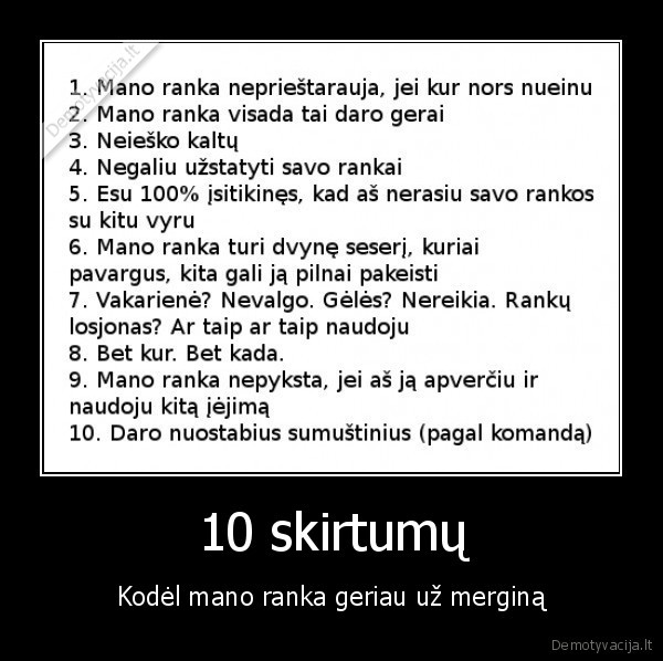 10 skirtumų