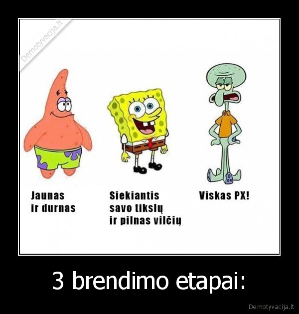 3 brendimo etapai: