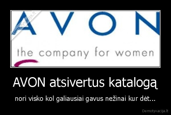 AVON atsivertus katalogą