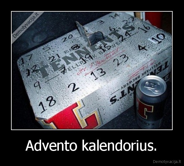 Advento kalendorius.