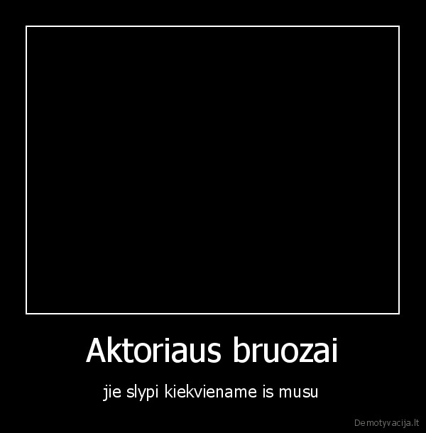 Aktoriaus bruozai