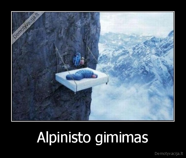 Alpinisto gimimas