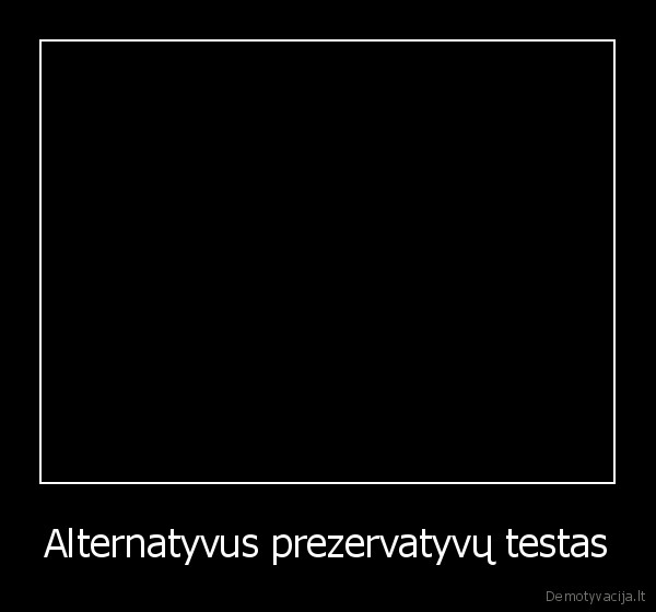 Alternatyvus prezervatyvų testas