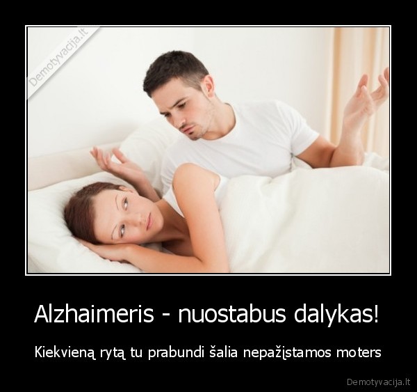 alzheimerio, liga,alzheimerio, sindromas