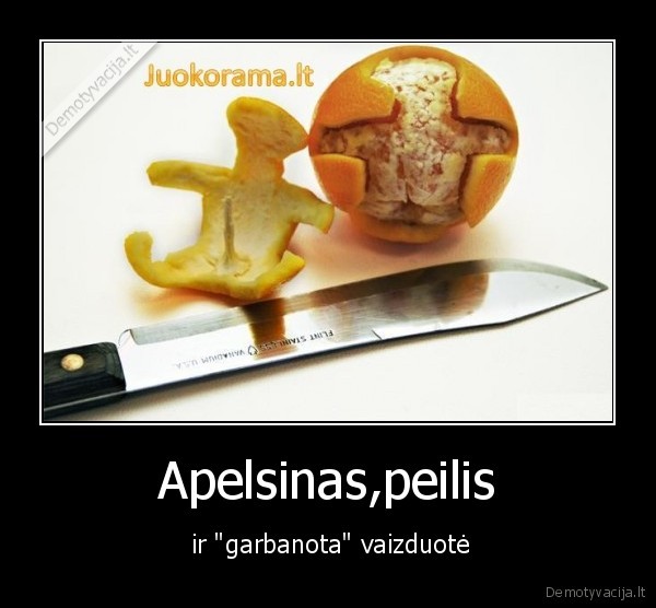 Apelsinas,peilis