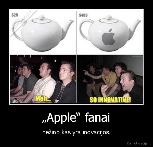 apple,fanai,inovacijos,arbatinukas