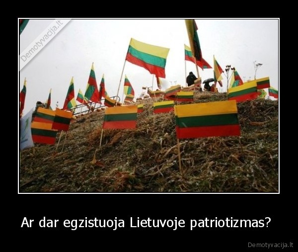 Ar dar egzistuoja Lietuvoje patriotizmas? 