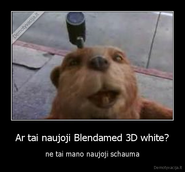 Ar tai naujoji Blendamed 3D white?