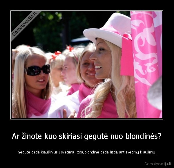 blondes,kiausiniai, gegutes