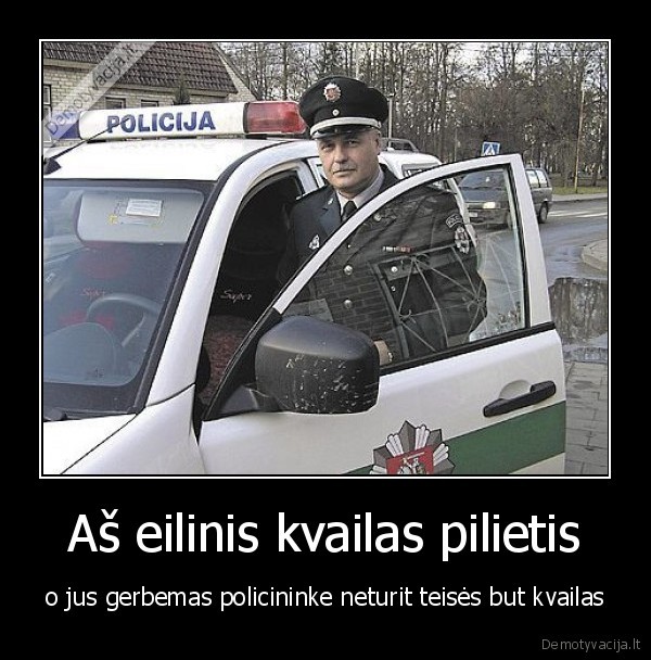 Aš eilinis kvailas pilietis