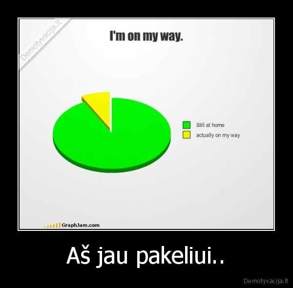 Aš jau pakeliui..