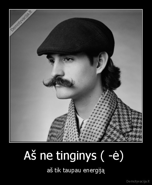 Aš ne tinginys ( -ė) 