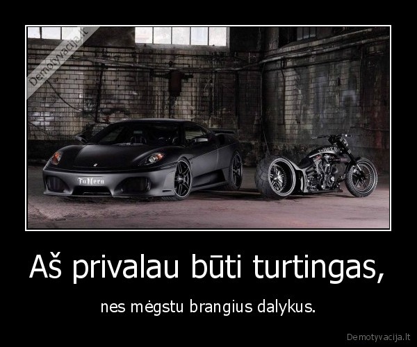 brangus, dalykai,automobilis,motociklas,turtingas