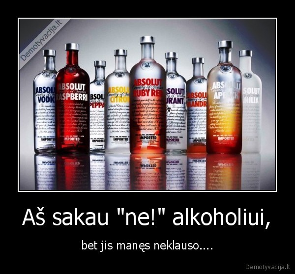 alkoholis, ne, neklauso