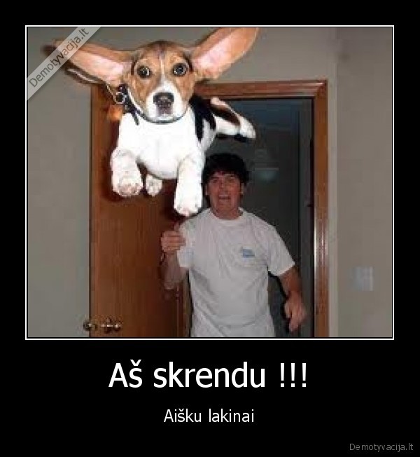 Aš skrendu !!!