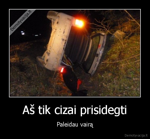 Aš tik cizai prisidegti