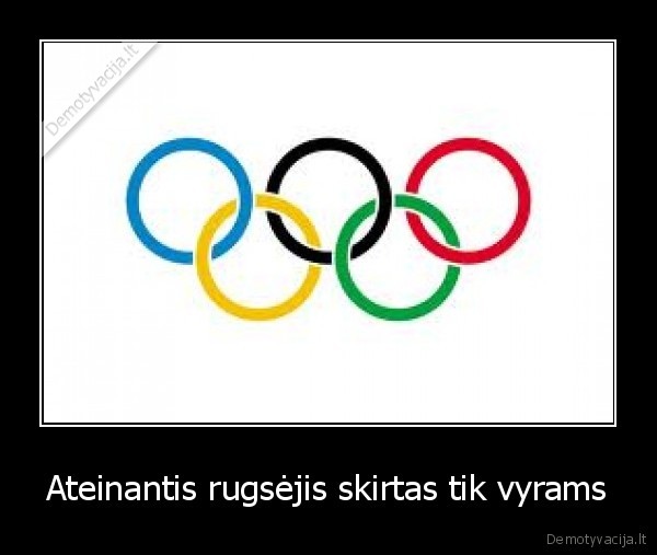 Ateinantis rugsėjis skirtas tik vyrams