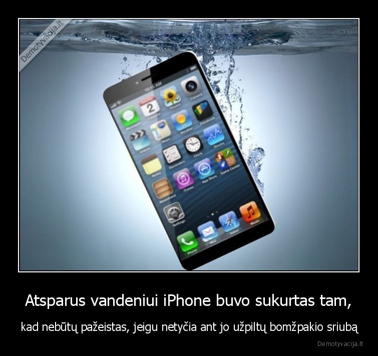 bompzpakis,iphone,ismanieji,atsparus, vandeniui,technologijos