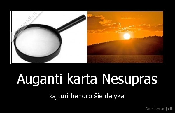 Auganti karta Nesupras