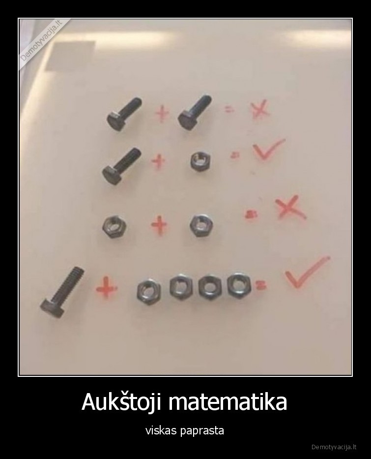 seksas,matematika,aukstoji