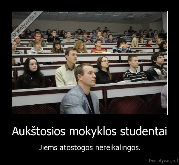 Aukštosios mokyklos studentai