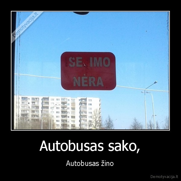 Autobusas sako,