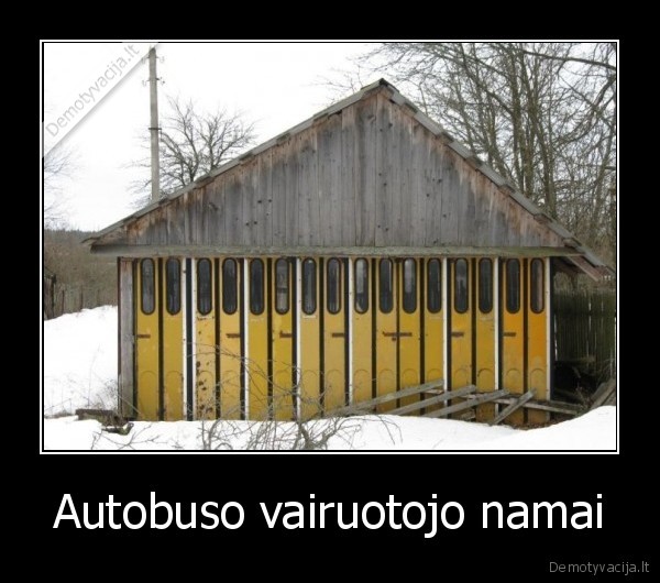 Autobuso vairuotojo namai