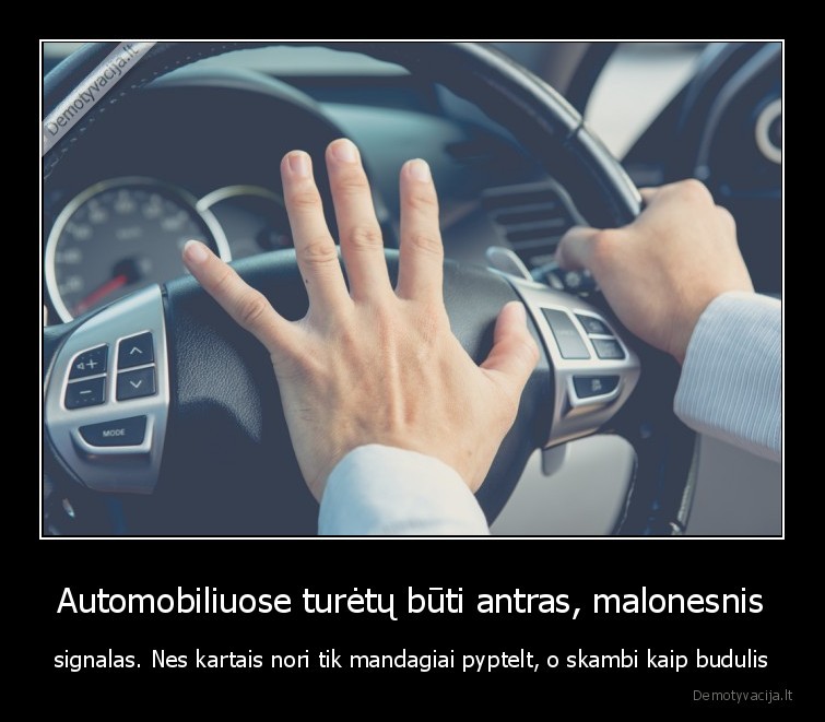 automobilio, signalas