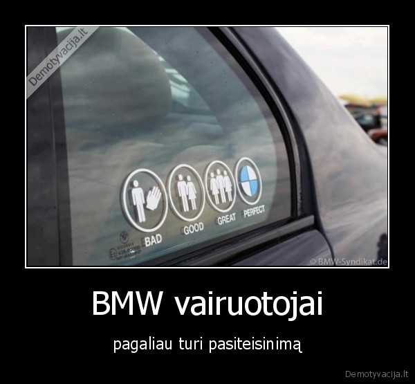 BMW vairuotojai