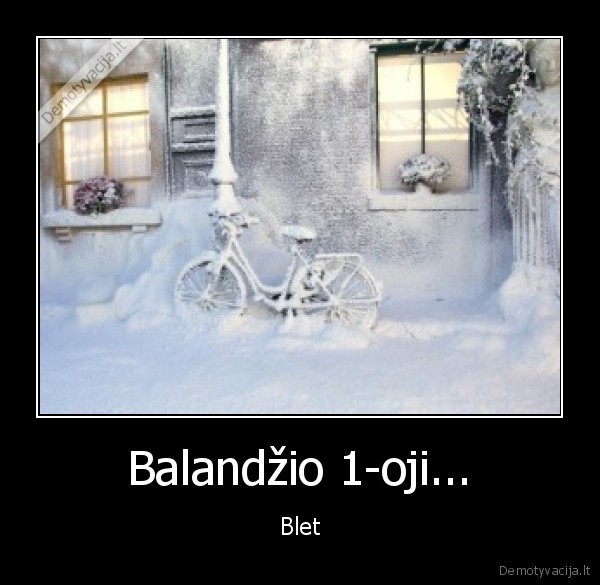 Balandžio 1-oji...