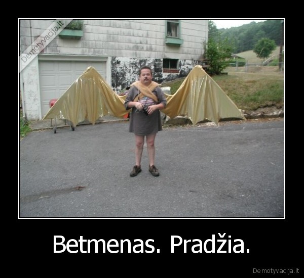 Betmenas. Pradžia.