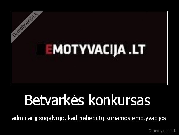 betvarkes, konkursas