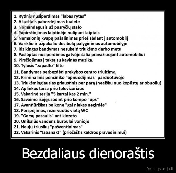 Bezdaliaus dienoraštis