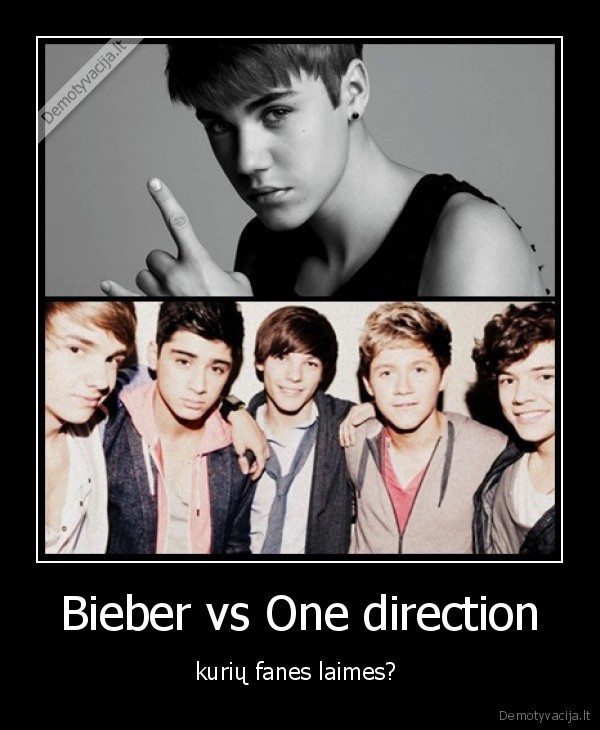 Bieber vs One direction