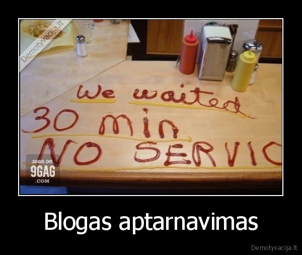 blogas, aptarnavimas