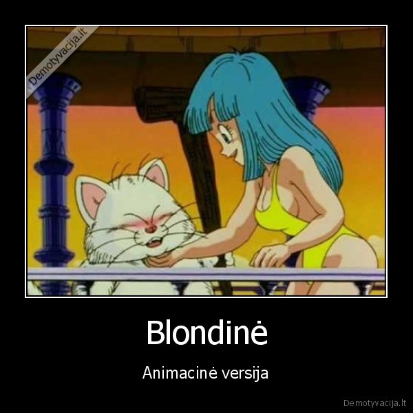 Blondinė