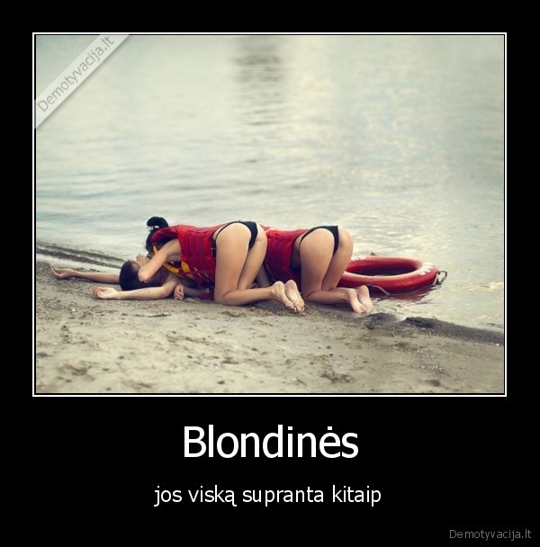 Blondinės