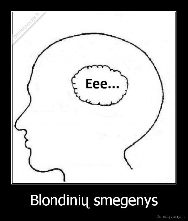 Blondinių smegenys