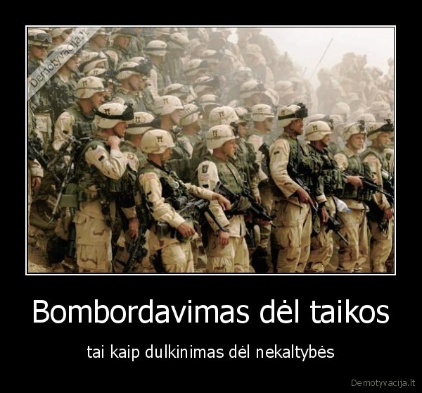 Bombordavimas dėl taikos