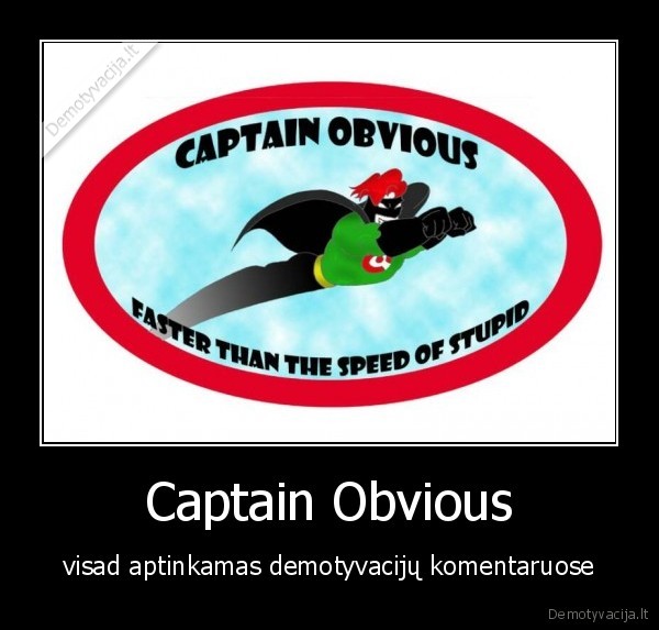 captain, obvious