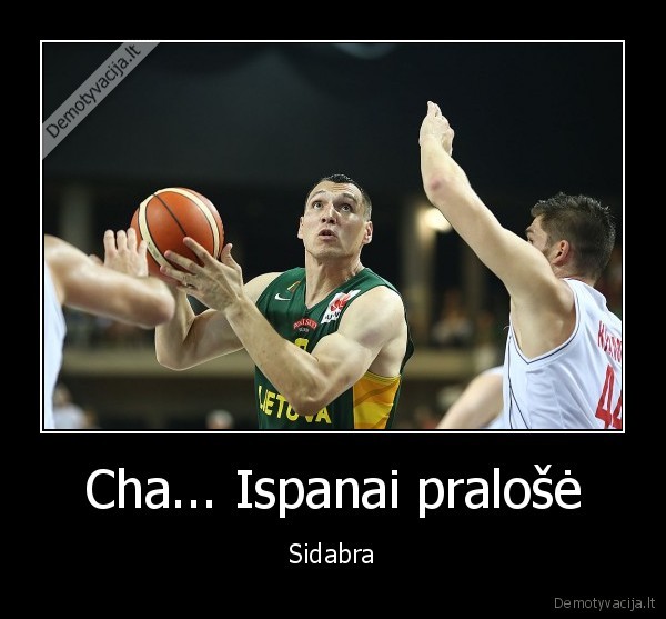 Cha... Ispanai pralošė