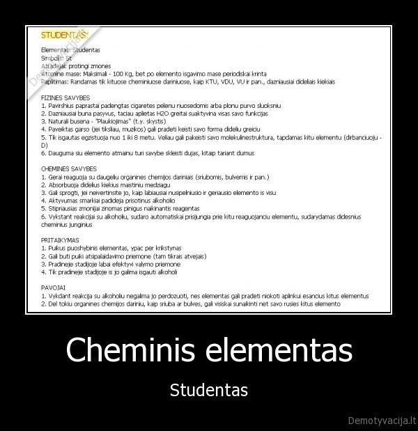 Cheminis elementas