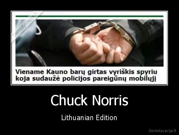 chuck, noris, lietuvoje