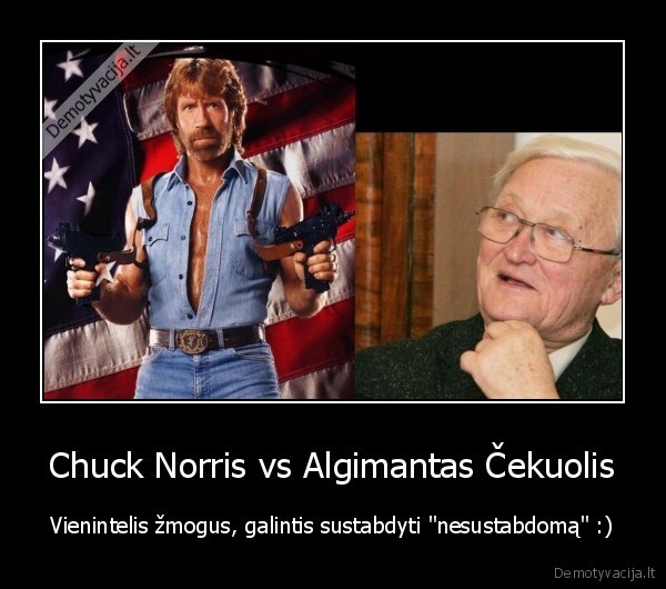 cekuoliui, 80, chuch, norris, vs, a., cekuolis, lietuva, vaikyste