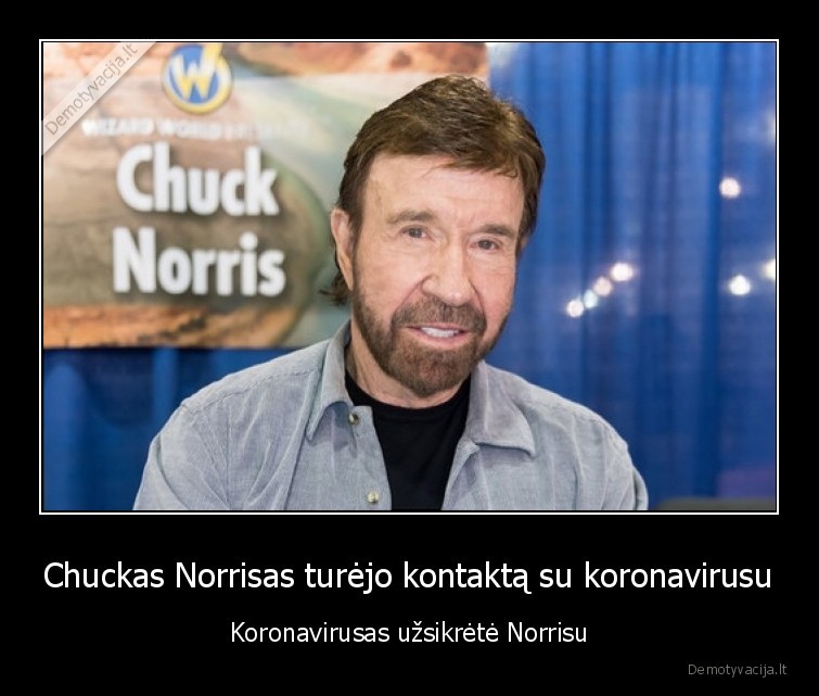 koronavirusas,chuckas, norrisas,chuck, norris