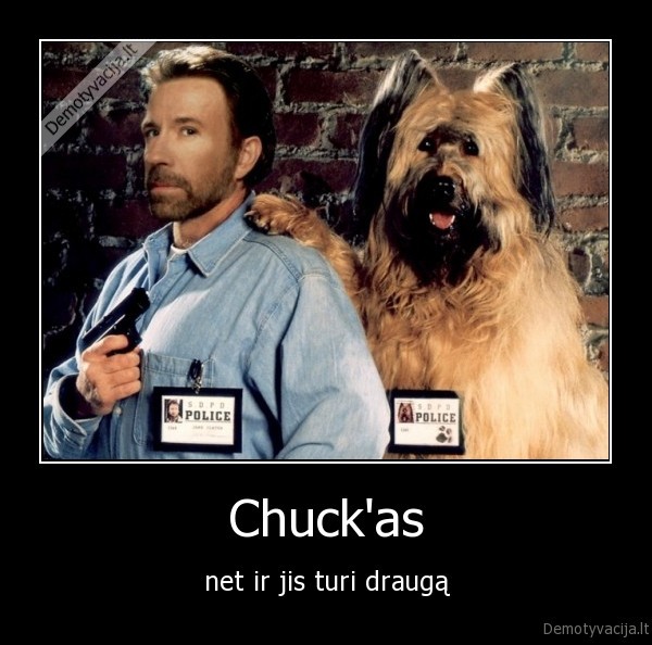 chuck,suo,draugas,police